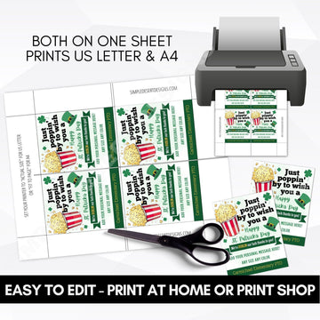 St Patrick's Day Gift Tag
